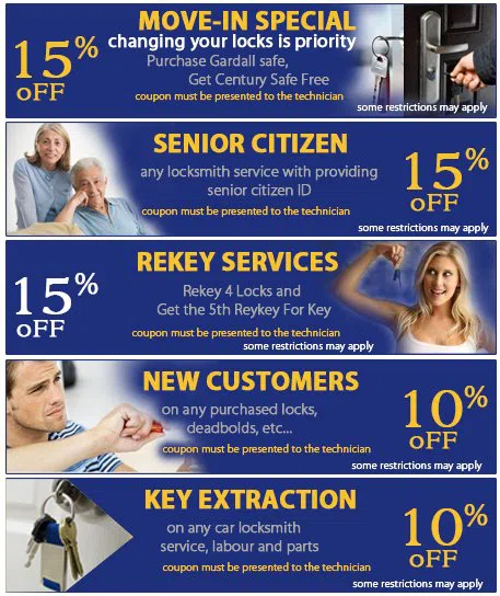 Chicago Super Locksmith, Chicago, IL 312-763-5149 - coupon13-set-five
